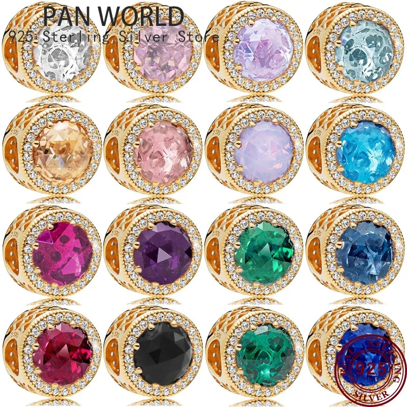 Hot 925 Sterling Silver Fashion Gold Ocean Heart Colorful Charm Beads Suitable For Original Pandora Women's Bracelet Jewelry 
Hot 925 Sterling Silver Fashion Gold Ocean Heart Colorful Charm Beads Suitable For Original Pandora Women's Bracelet Jewelry