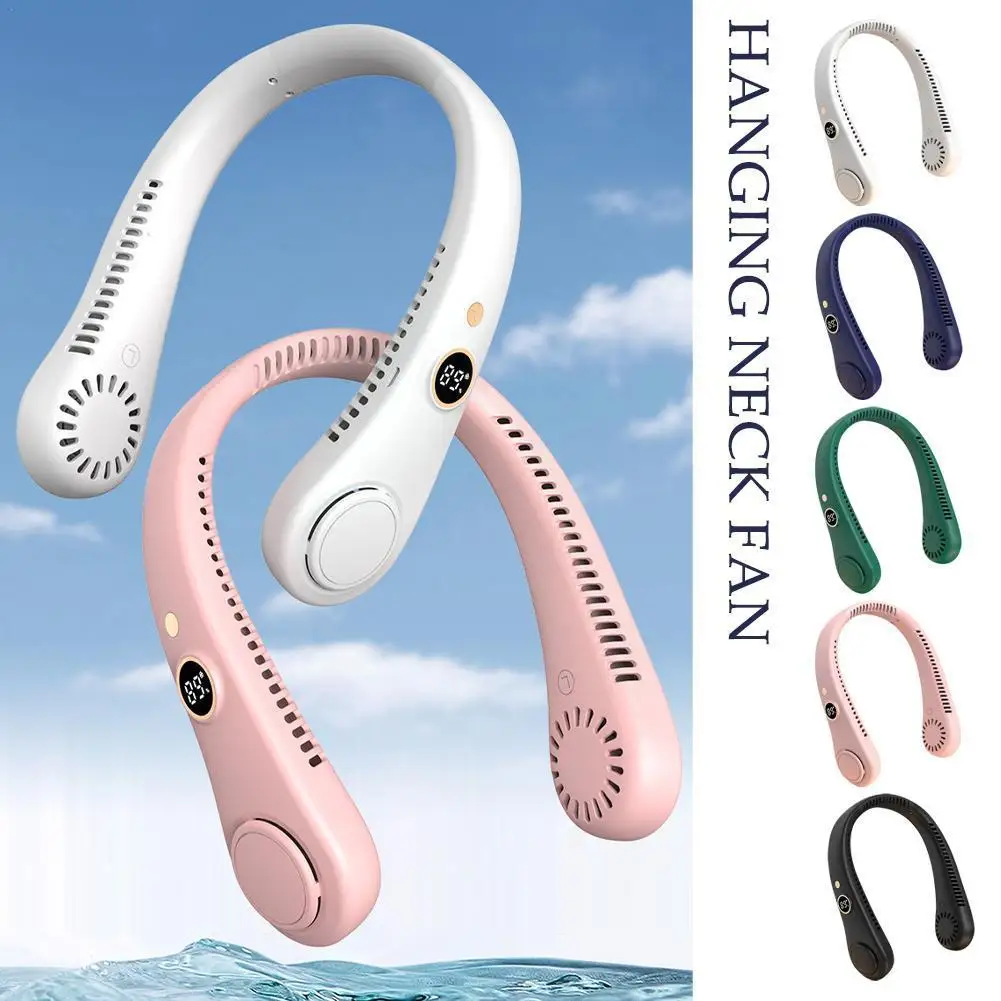 Portable Summer Air Cooling Hanging Neck Fan Bladeless For Outdoor Sports Travel Wearable USB Hanging Neck Fans N5S1
Portable Summer Air Cooling Hanging Neck Fan Bladeless For Outdoor Sports Travel Wearable USB Hanging Neck Fans N5S1
