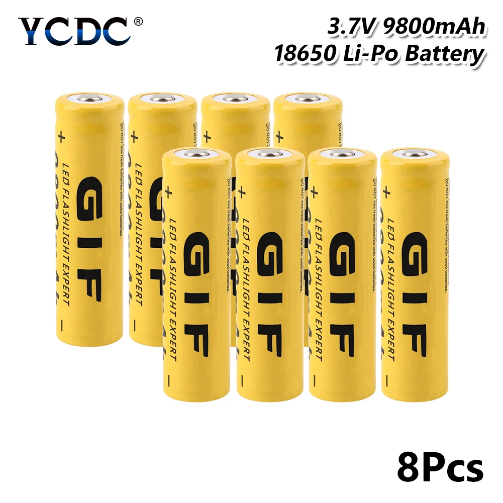 100% New Original YCDC GIF 18650 Battery Rechargeable 3.7V 9800mAh Lithium power high discharge For electronic cigarette
100% New Original YCDC GIF 18650 Battery Rechargeable 3.7V 9800mAh Lithium power high discharge For electronic cigarette