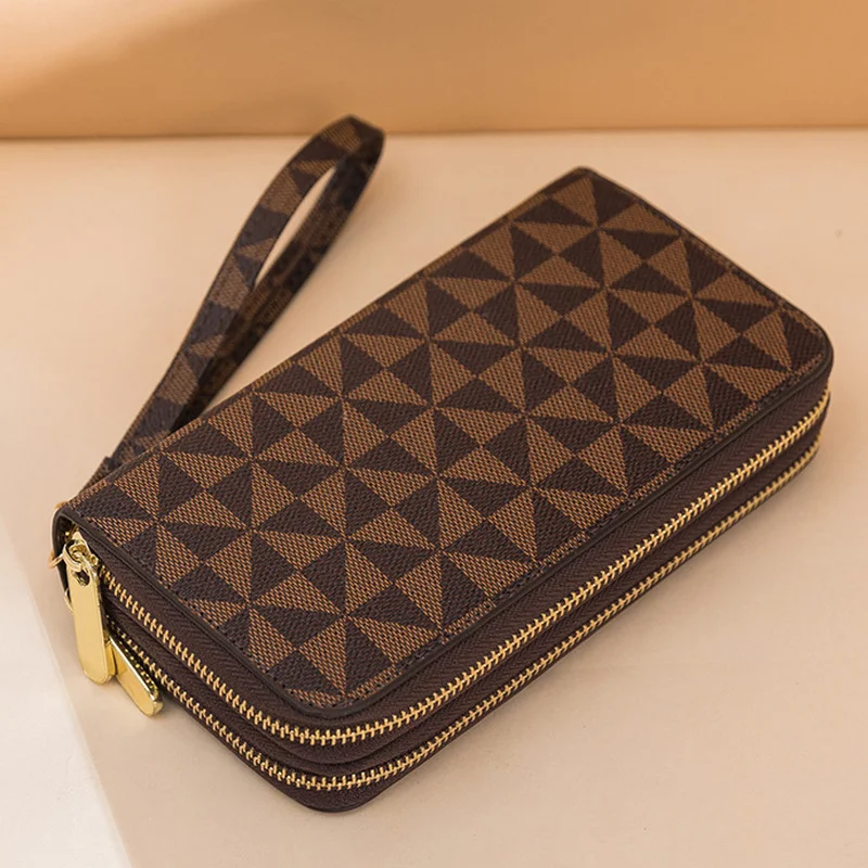 Роскошный брендовый женский длинный кошелек с двойной молнией, клатч с большим рисунком, Модный женский кошелек с держателем для карт и тел...
Роскошный брендовый женский длинный кошелек с двойной молнией, клатч с большим рисунком, Модный женский кошелек с держателем для карт и тел...