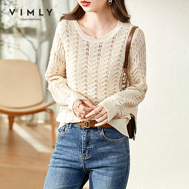 Свитер VIMLY для женщин 2022 осень элегантный Свободный корейский мягкий с вырезами с длинным рукавом вязаный зеленый топ Женская одежда V1318
Свитер VIMLY для женщин 2022 осень элегантный Свободный корейский мягкий с вырезами с длинным рукавом вязаный зеленый топ Женская одежда V1318