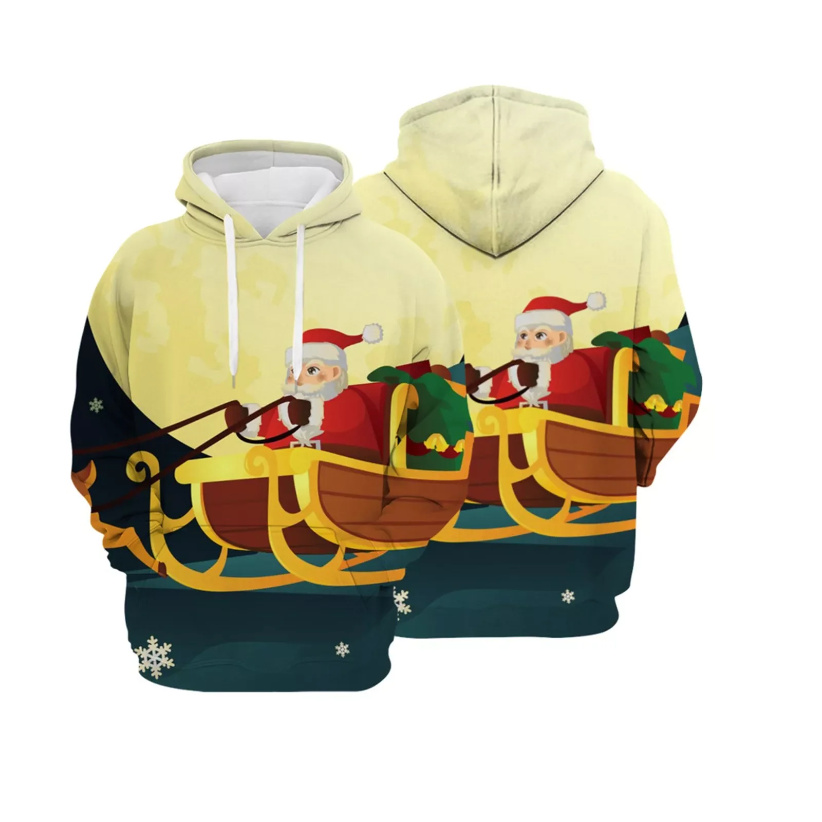 NEW IN Christmas Women And Men Long Sleeve Deer Printed Hoodies Drawstring Sweatshirts Xmas Holiday Fit Pullover Blouse
NEW IN Christmas Women And Men Long Sleeve Deer Printed Hoodies Drawstring Sweatshirts Xmas Holiday Fit Pullover Blouse