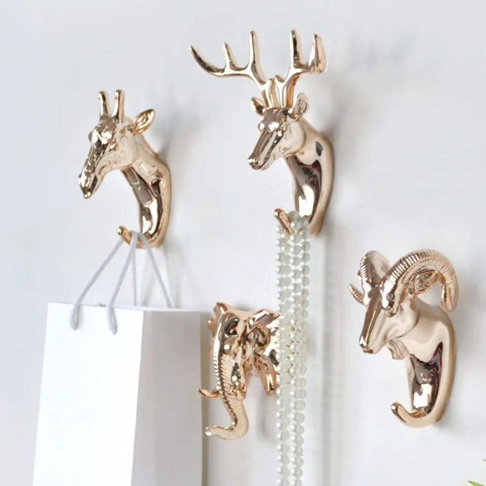 Multifunctional Punch-free Clothes Hat Hook Deer Head Antlers Bag Holder Storage Rack Resin Animal Hooks Wall Hanger
Multifunctional Punch-free Clothes Hat Hook Deer Head Antlers Bag Holder Storage Rack Resin Animal Hooks Wall Hanger