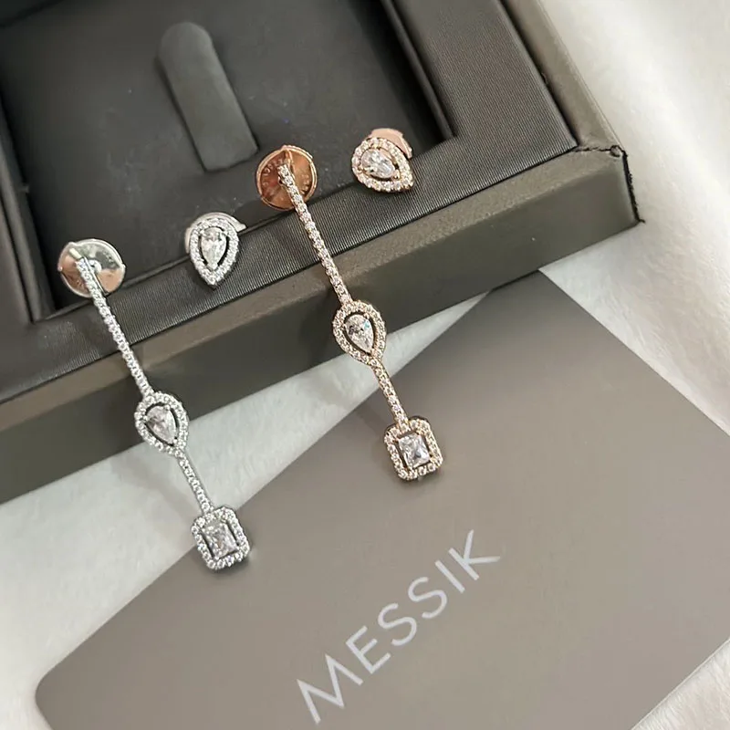 French fashion luxury brand jewelry 925 Sterling Silver Earrings Couple holiday gifts
French fashion luxury brand jewelry 925 Sterling Silver Earrings Couple holiday gifts