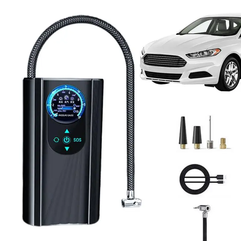 Car Air Pump 12V Dc Air Compressor With LED Light Smart Digital Display Electric Tire Pump Compressor For Car Bicycle Ball
Car Air Pump 12V Dc Air Compressor With LED Light Smart Digital Display Electric Tire Pump Compressor For Car Bicycle Ball