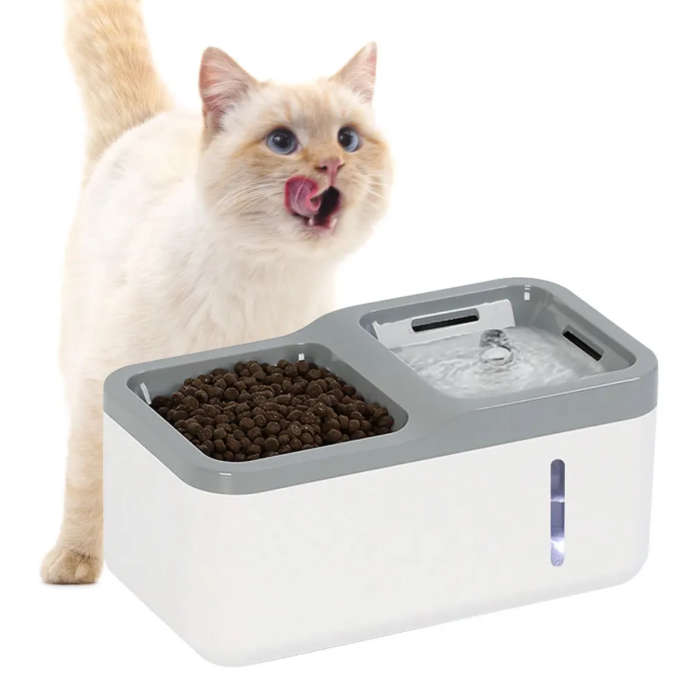 Automatic Sensor Pet Cat Water Dispenser Drinker 1.5L with Food Bowls, Smart Drinking Fountain for Your Cats & Dogs''.
Automatic Sensor Pet Cat Water Dispenser Drinker 1.5L with Food Bowls, Smart Drinking Fountain for Your Cats & Dogs''.