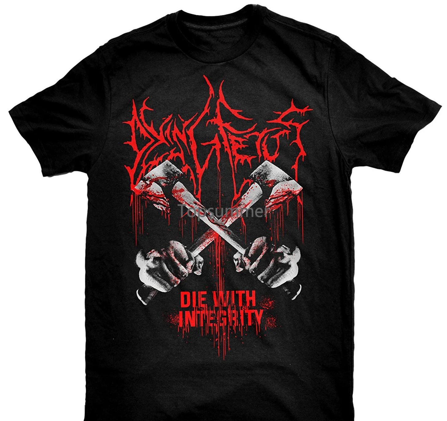 Men Brand Clothihng Top Quality Fashion Mens T Shirt 100% Cotton Dying Fetus Die With Integrity T Shirt
Men Brand Clothihng Top Quality Fashion Mens T Shirt 100% Cotton Dying Fetus Die With Integrity T Shirt