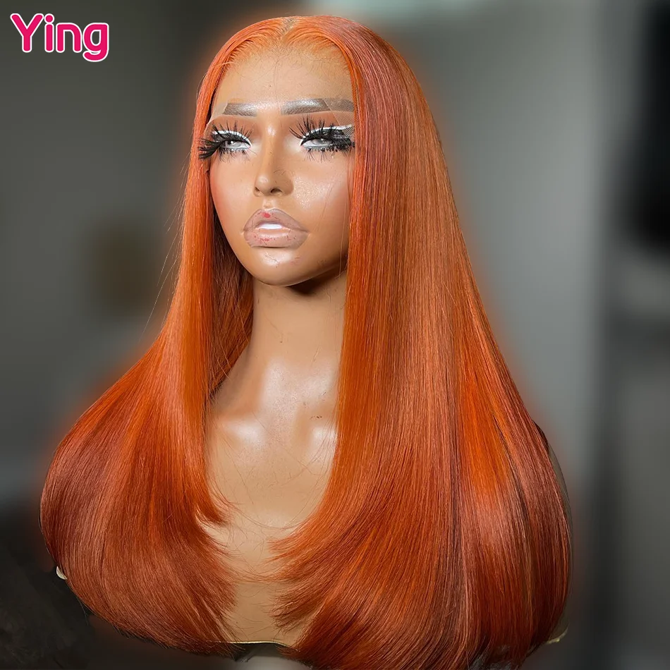 Ying Bone Straight Ginger Orange 13x6 Lace Frontal Wig 12 A Remy Hair 13x4 Lace Front Wig PrePlucked 5x5 Transparent Lace Wig
Ying Bone Straight Ginger Orange 13x6 Lace Frontal Wig 12 A Remy Hair 13x4 Lace Front Wig PrePlucked 5x5 Transparent Lace Wig