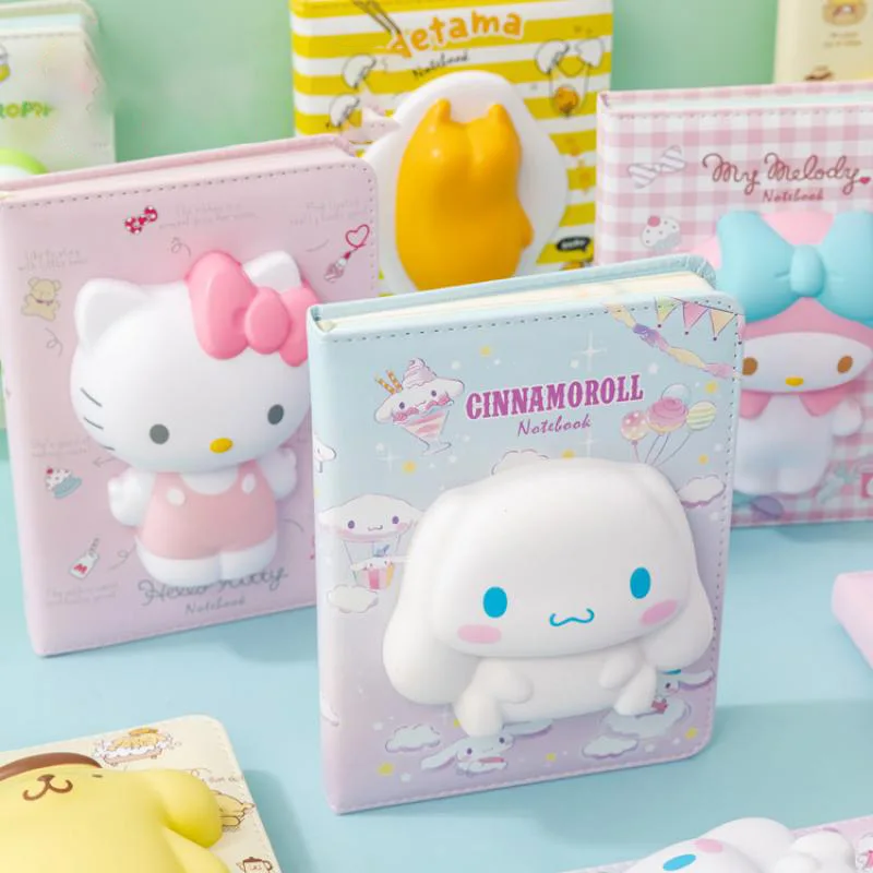Kawaii Sanrios Cartoon Notebook Anime Hellokitty Mymelody Cinnamoroll Cute Decompression Three-Dimensional Doll Writing Book Toy
Kawaii Sanrios Cartoon Notebook Anime Hellokitty Mymelody Cinnamoroll Cute Decompression Three-Dimensional Doll Writing Book Toy