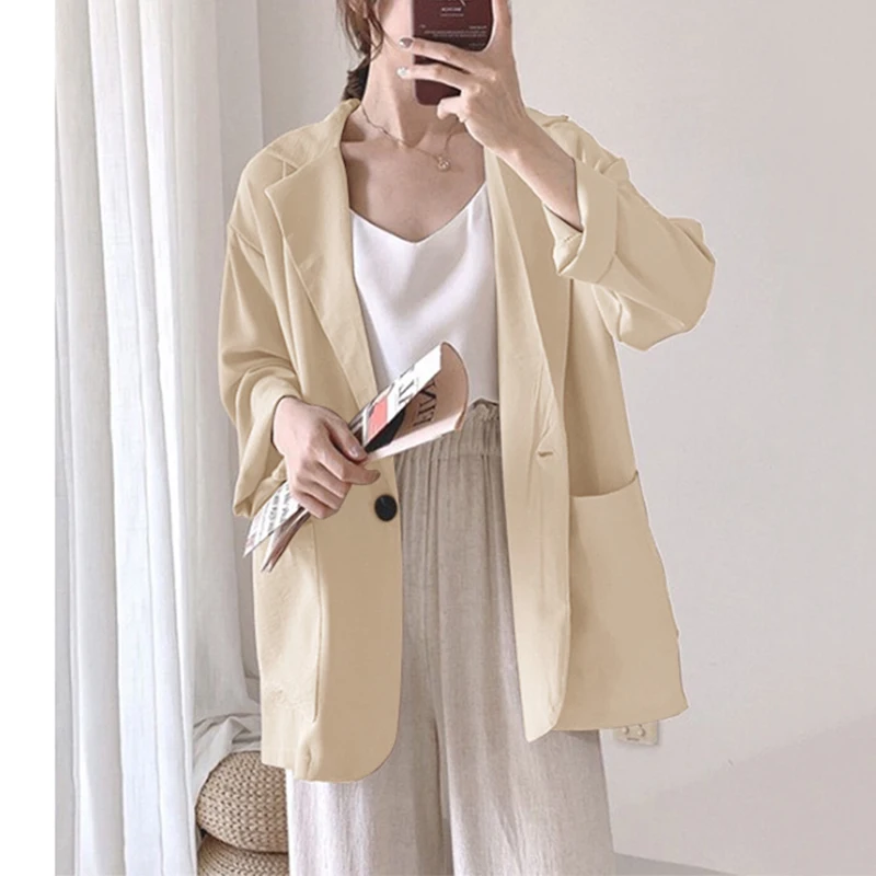 ZANZEA Women Elegant Spring Summer Blazer 2022 Office Lady Long Sleeve Outwear Casual Solid Tops Oversized Female Button Up Wear
ZANZEA Women Elegant Spring Summer Blazer 2022 Office Lady Long Sleeve Outwear Casual Solid Tops Oversized Female Button Up Wear