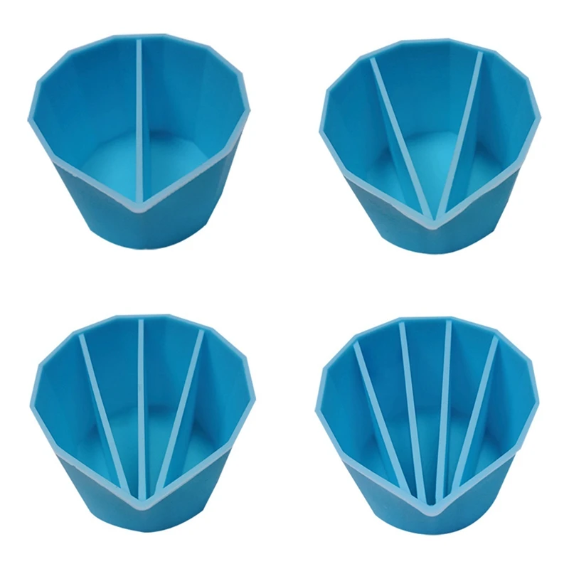 4Pcs Silicone Measuring Cups Color Mixing Cup For Dispensing Handmade Crafts,Blue 
4Pcs Silicone Measuring Cups Color Mixing Cup For Dispensing Handmade Crafts,Blue
