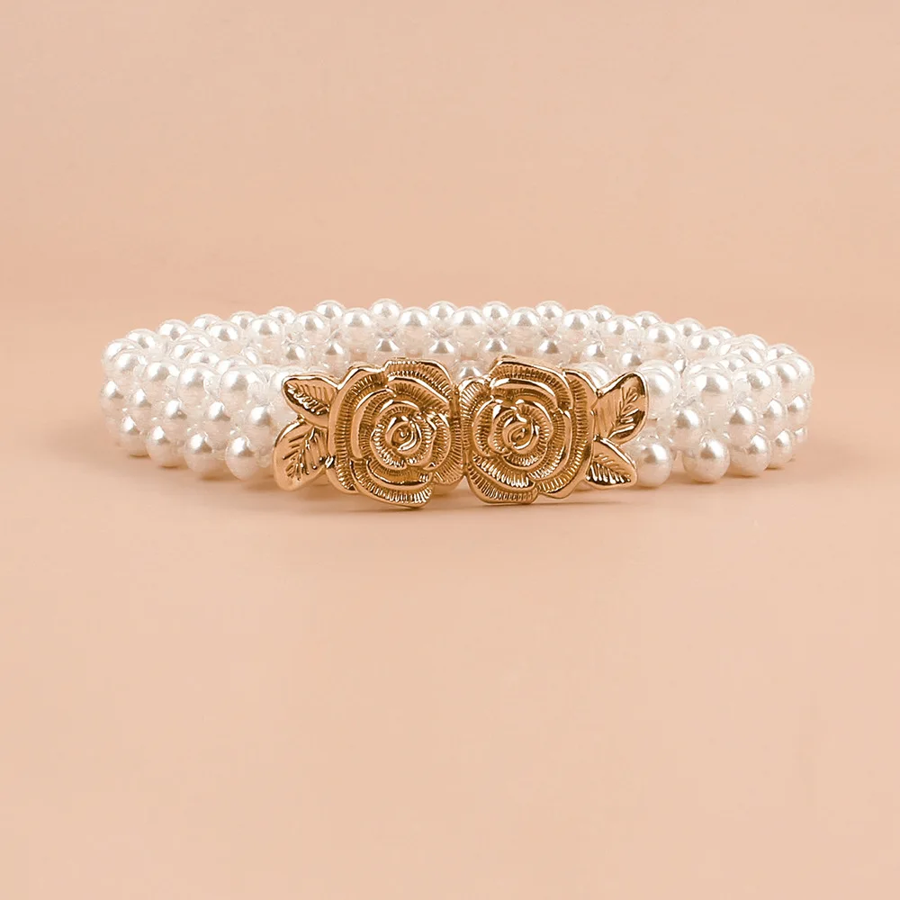 New Pearl Braided Waist Chain Chain Belt For Women Designer Brand Rose Waist Chain Fashion Female Dress Skirt Decorative
New Pearl Braided Waist Chain Chain Belt For Women Designer Brand Rose Waist Chain Fashion Female Dress Skirt Decorative