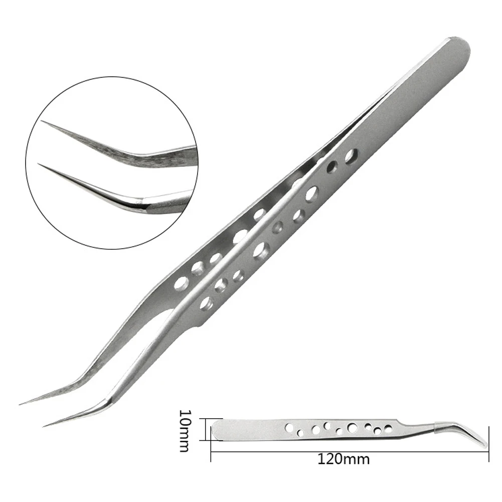 1Pc Electronics Industrial Tweezers Anti-static Curved Straight Tip Precision Stainless Forceps Phone Repair Hand Tools Sets
1Pc Electronics Industrial Tweezers Anti-static Curved Straight Tip Precision Stainless Forceps Phone Repair Hand Tools Sets