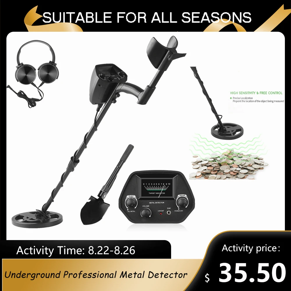 Металлоискатель Подземный профессиональный, детектор металла с наушниками и лопатой
Металлоискатель Подземный профессиональный, детектор металла с наушниками и лопатой