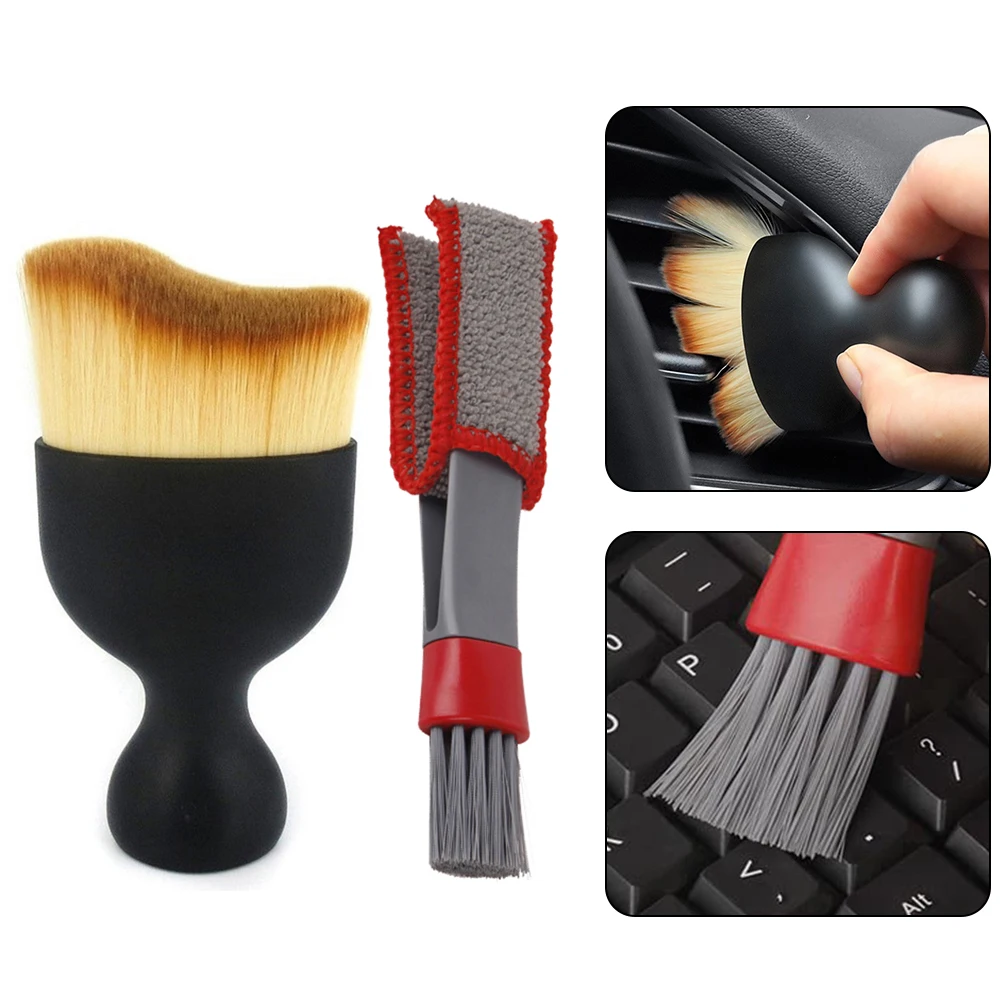 2pcs Universal Car Interior Cleaning Soft Brush Instrument Panel Crevice Dust Removal Tool Car Interior Cleaning Accessories
2pcs Universal Car Interior Cleaning Soft Brush Instrument Panel Crevice Dust Removal Tool Car Interior Cleaning Accessories