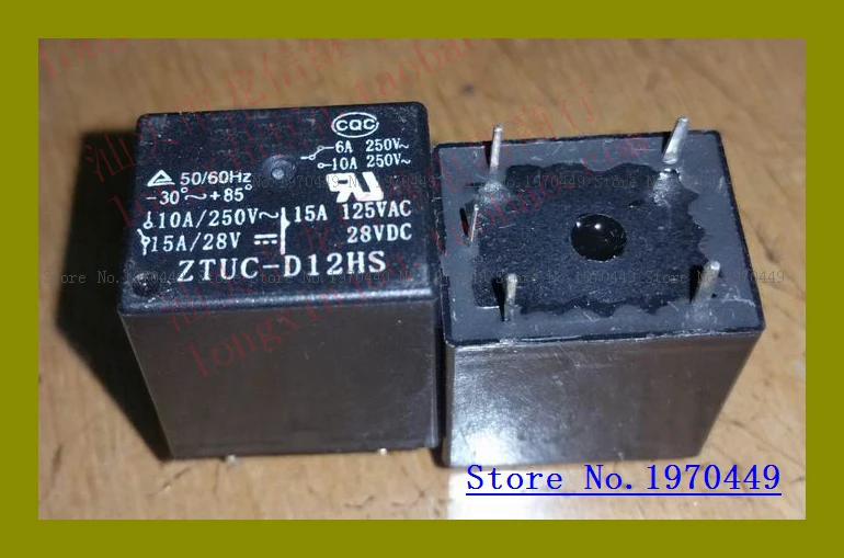 Реле ZTUC-D12HS 22F-1C-12V 5
Реле ZTUC-D12HS 22F-1C-12V 5
