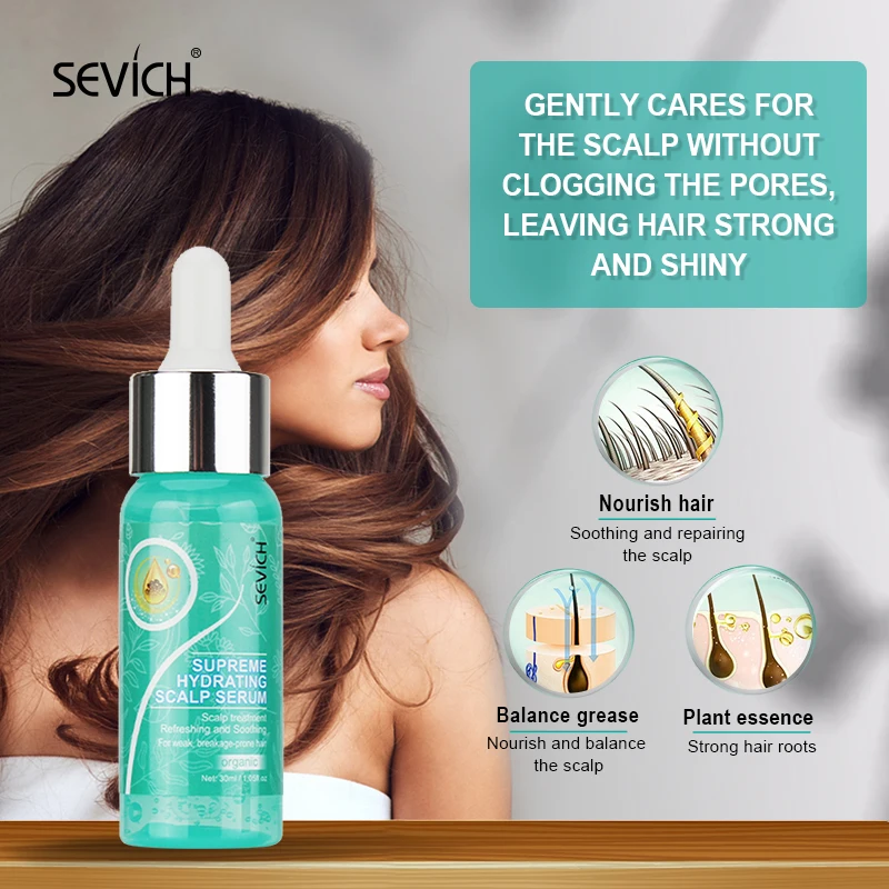 Anti-Dandruff Hair Serum Repair Hair Treatment Itching and Flaking Scalp Anti Hair Loss Smoothing Hair Care Product Sevich 30ml
Anti-Dandruff Hair Serum Repair Hair Treatment Itching and Flaking Scalp Anti Hair Loss Smoothing Hair Care Product Sevich 30ml