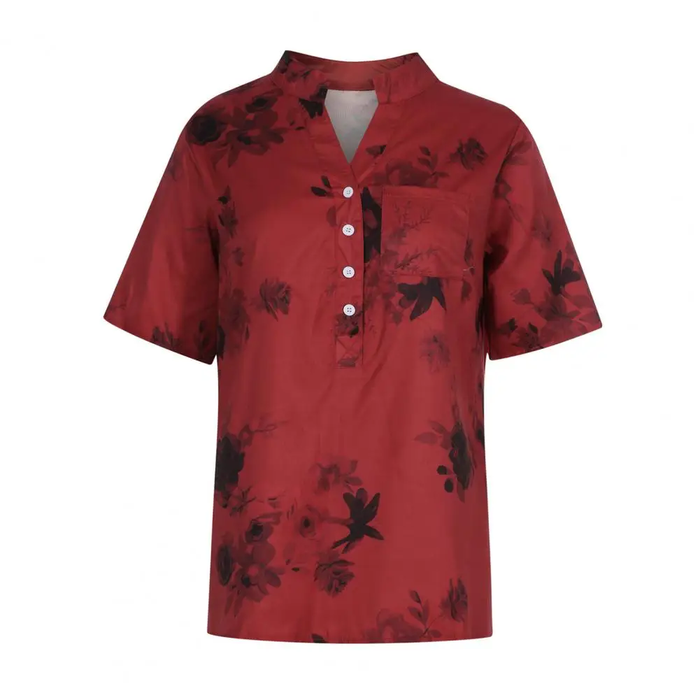 Chic Casual Shirt Breathable Lady Tops Loose Fit Casual Simple Summer Pullover Top Dressing Up
Chic Casual Shirt Breathable Lady Tops Loose Fit Casual Simple Summer Pullover Top Dressing Up