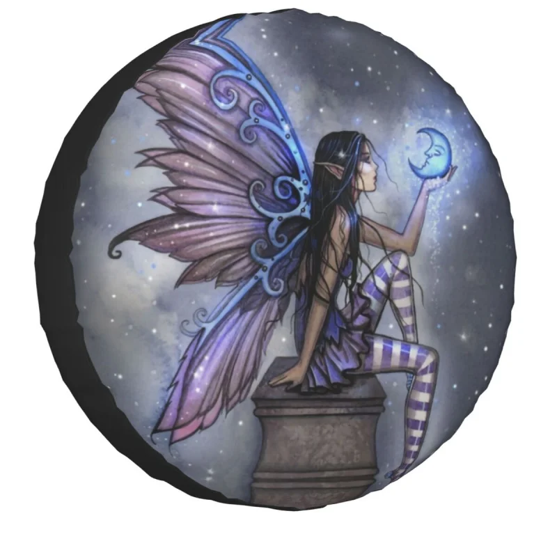 Little Blue Moon Fairy Fantasy Art Spare Tire Cover Case Pouch Waterproof Dust-Proof Molly Harrison Wheel Covers for Jeep Honda
Little Blue Moon Fairy Fantasy Art Spare Tire Cover Case Pouch Waterproof Dust-Proof Molly Harrison Wheel Covers for Jeep Honda