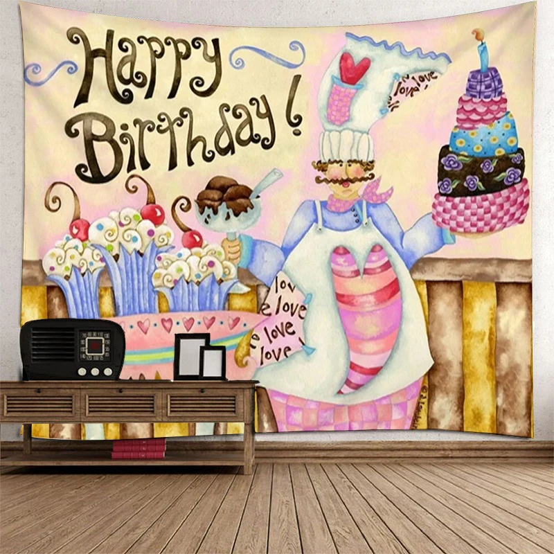 Tapestries Wall Art Tapestry Hanging Aesthetic Room Decor Happy Birthday Present Headboards Decoration Wallpaper Decorative Home
Tapestries Wall Art Tapestry Hanging Aesthetic Room Decor Happy Birthday Present Headboards Decoration Wallpaper Decorative Home