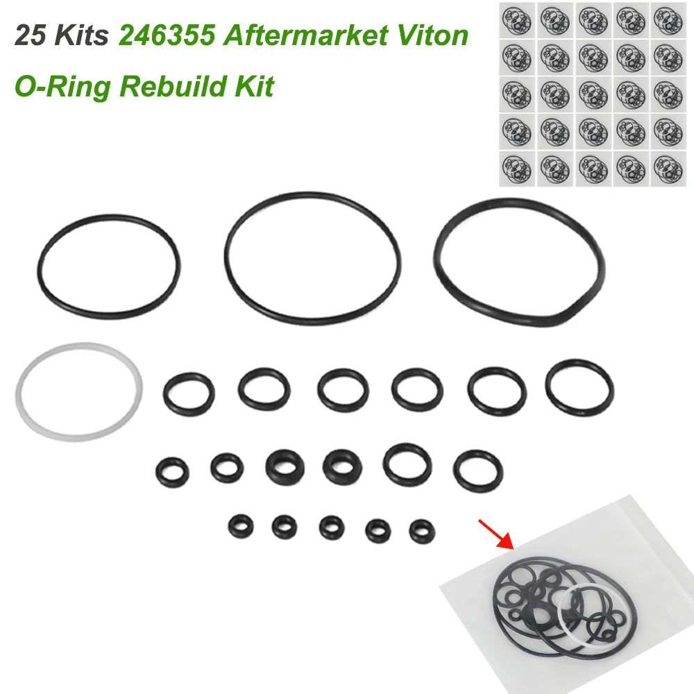 Совершенно новые комплекты 25 уплотнительных колец Orings OEM 246355 Для комплекта для