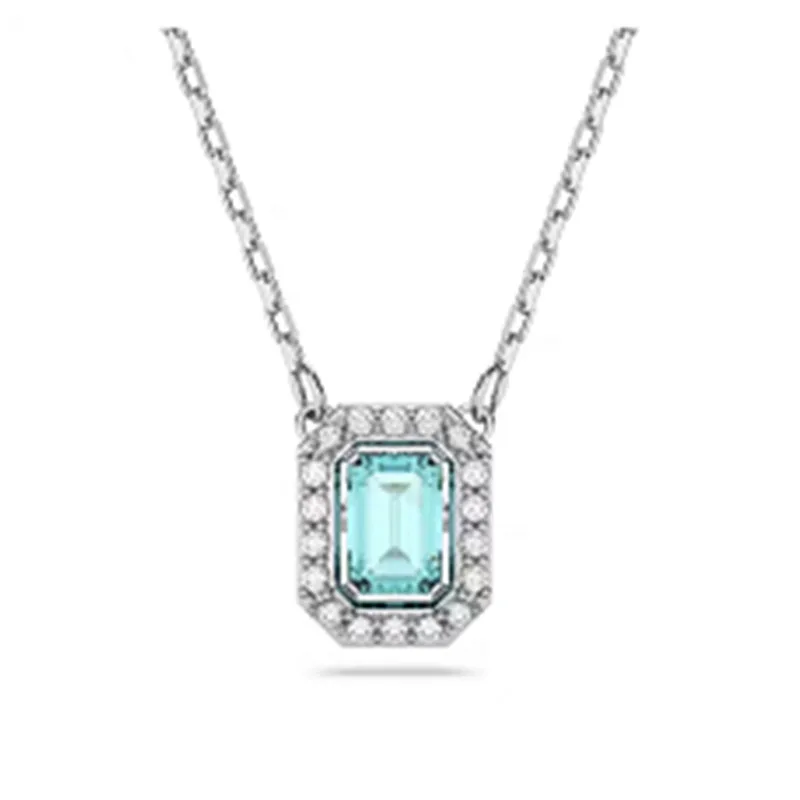Exquisite Fashion Light Luxury 2023 New Elegant Simple Light Blue Small Square Diamond Necklace Christmas Gift Free Shipping
Exquisite Fashion Light Luxury 2023 New Elegant Simple Light Blue Small Square Diamond Necklace Christmas Gift Free Shipping
