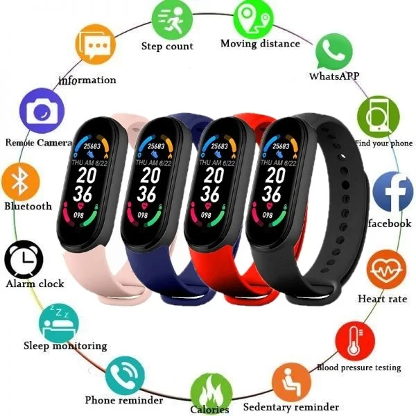 Новые Спортивные Цифровые Смарт-часы для женщин и мужчин совместимые с Bluetooth