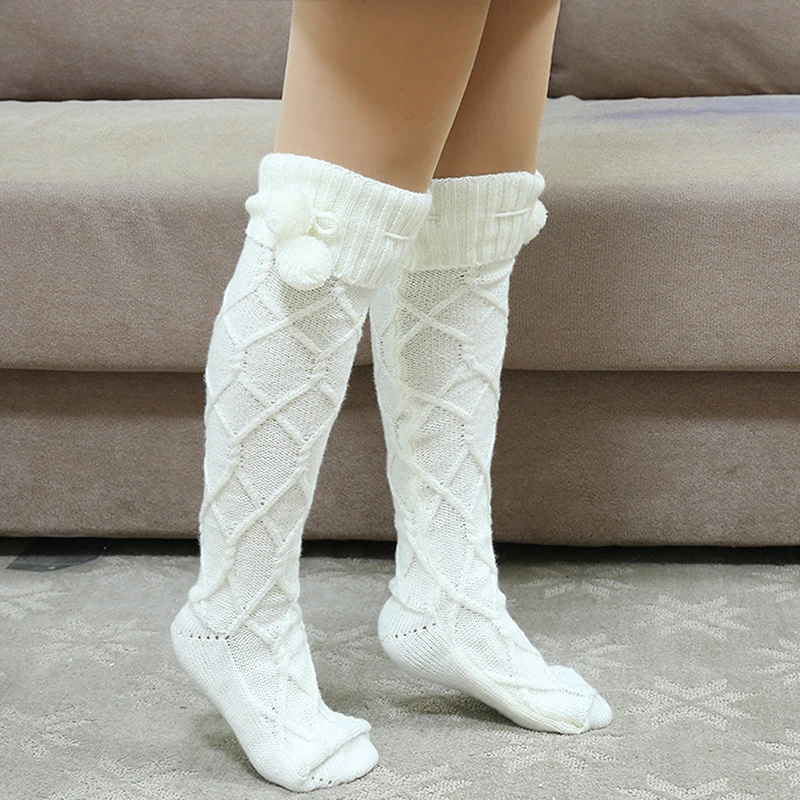 Ladies Winter Thicken Socks Knitted Leg Warmers Boot Cuffs Trim Toppers Long Leg Warmers Socks Solid Color Warm Socks Fashion
Ladies Winter Thicken Socks Knitted Leg Warmers Boot Cuffs Trim Toppers Long Leg Warmers Socks Solid Color Warm Socks Fashion