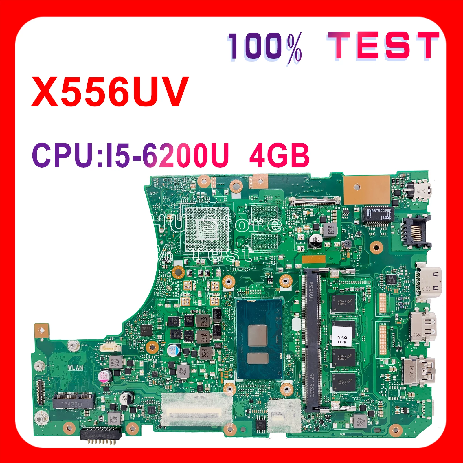 Для Asus X556UV материнская плата I5-6200U A556U X556UA X556UJ X556UF X556UR X556UQ X556UQK X556UVK X556URK материнская плата для ноутбука 100% тест
Для Asus X556UV материнская плата I5-6200U A556U X556UA X556UJ X556UF X556UR X556UQ X556UQK X556UVK X556URK материнская плата для ноутбука 100% тест