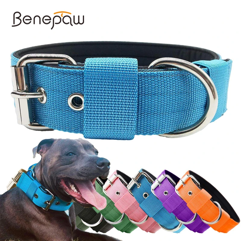 Benepaw Heavy Duty Tactical Dog Collar Military Durable Thick Nylon Training Pet Collar For Medium Large Dogs Metal Buckle
Benepaw Heavy Duty Tactical Dog Collar Military Durable Thick Nylon Training Pet Collar For Medium Large Dogs Metal Buckle