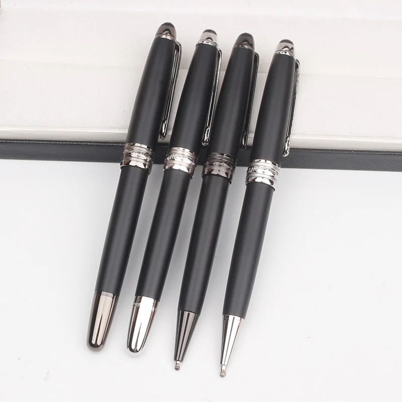 

Luxury MB Meister Monte Ultra Black Ballpoint Pen Business Monte Rollerball Pens for Writing Inlay Series Number 163