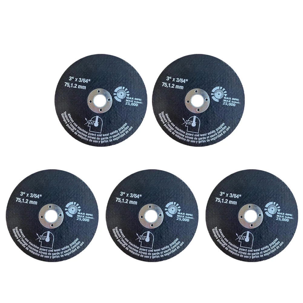 5pcs 75mm Circular Resin Saw Blade Grinding Wheel Cutting Disc For Angle Grinder R Power Rotary Tools Accessories Wholesale
5pcs 75mm Circular Resin Saw Blade Grinding Wheel Cutting Disc For Angle Grinder R Power Rotary Tools Accessories Wholesale