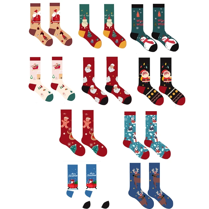 Creative Adults Christmas Novelty Funny Crew Socks Multicolor Cartoon Santa Claus Snowman Gingerbread Printed Holiday Cotton
Creative Adults Christmas Novelty Funny Crew Socks Multicolor Cartoon Santa Claus Snowman Gingerbread Printed Holiday Cotton