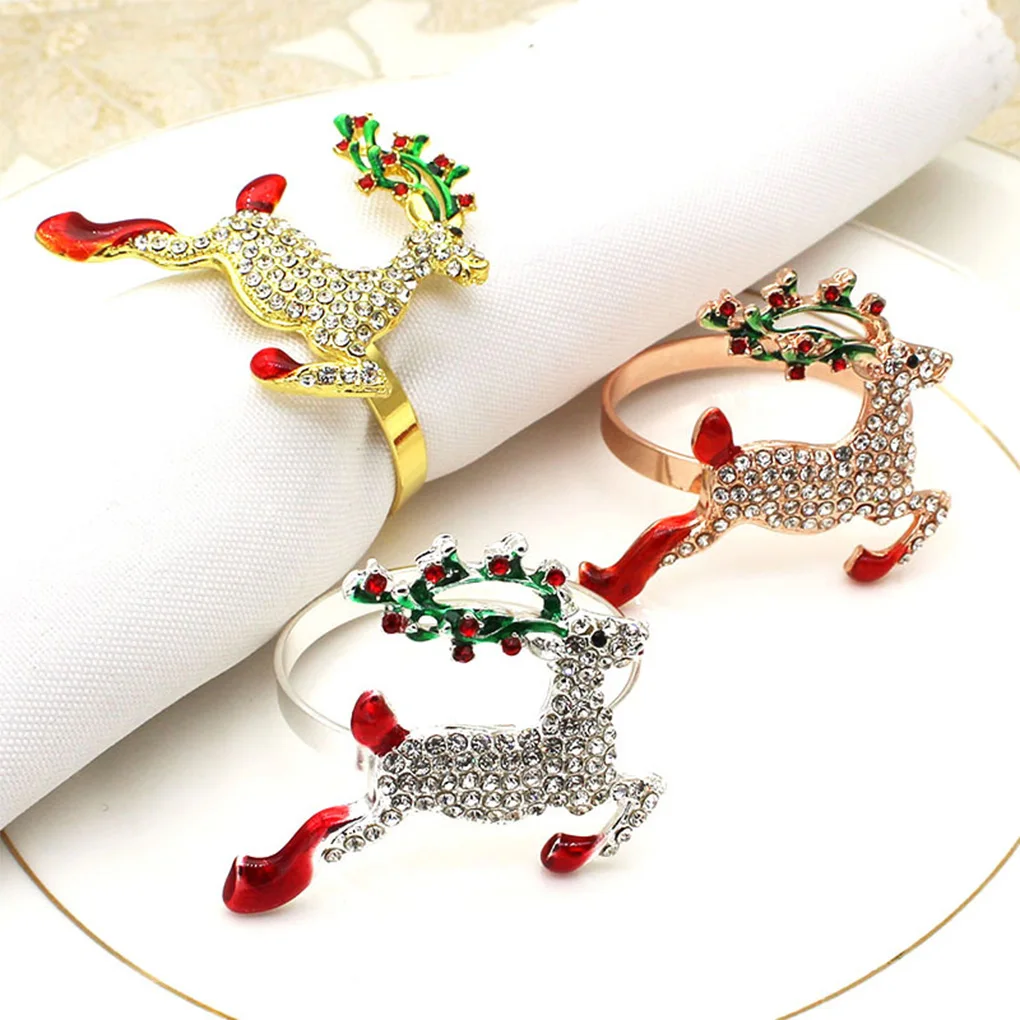 6pcs/set Napkin Rings Exquisite Anti-rust Napkin Buckle Alloy Material Napkin Holder Family Hotel Wedding Party Table Decoration
6pcs/set Napkin Rings Exquisite Anti-rust Napkin Buckle Alloy Material Napkin Holder Family Hotel Wedding Party Table Decoration