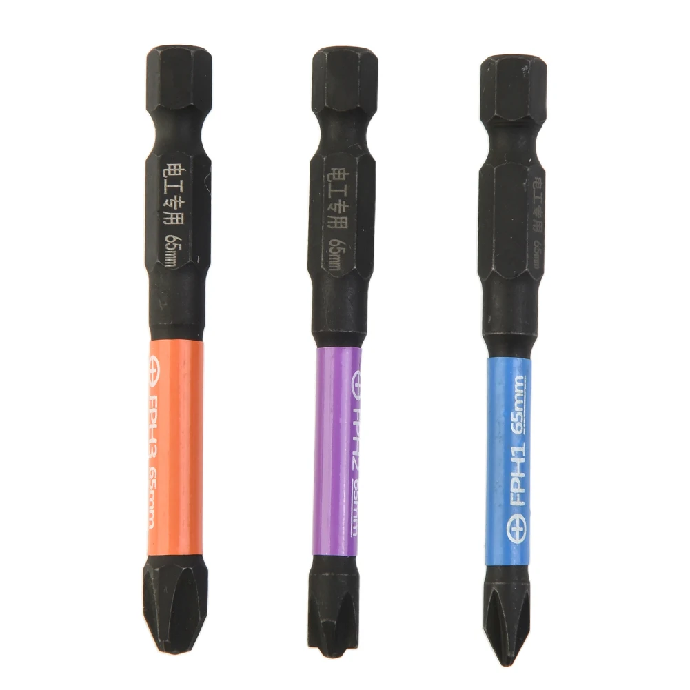 6pcs FPH FPZ 65mm Magnetic Special Slotted Cross Screwdriver Bit Alloy Steel Phosphating Rust Proof Bit For Electrician
6pcs FPH FPZ 65mm Magnetic Special Slotted Cross Screwdriver Bit Alloy Steel Phosphating Rust Proof Bit For Electrician