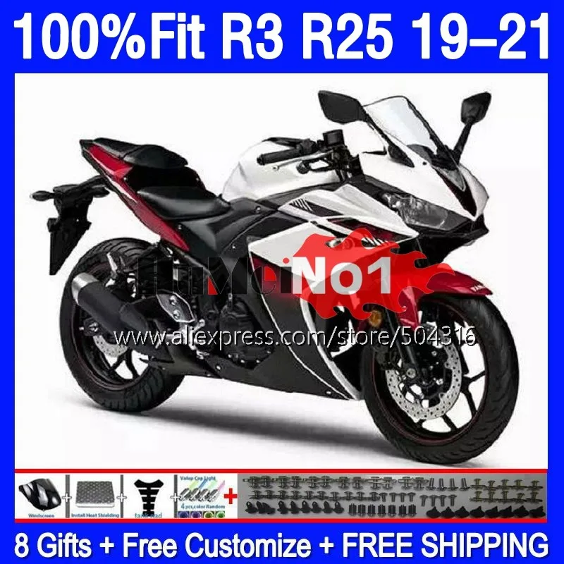 Injection For YAMAHA R 3 25 YZF-R3 YZFR25 YZFR3 19 20 21 22 168MC.19 YZF-R25 YZF R3 R25 2019 2020 2021 2022 Fairing Gloss color
Injection For YAMAHA R 3 25 YZF-R3 YZFR25 YZFR3 19 20 21 22 168MC.19 YZF-R25 YZF R3 R25 2019 2020 2021 2022 Fairing Gloss color