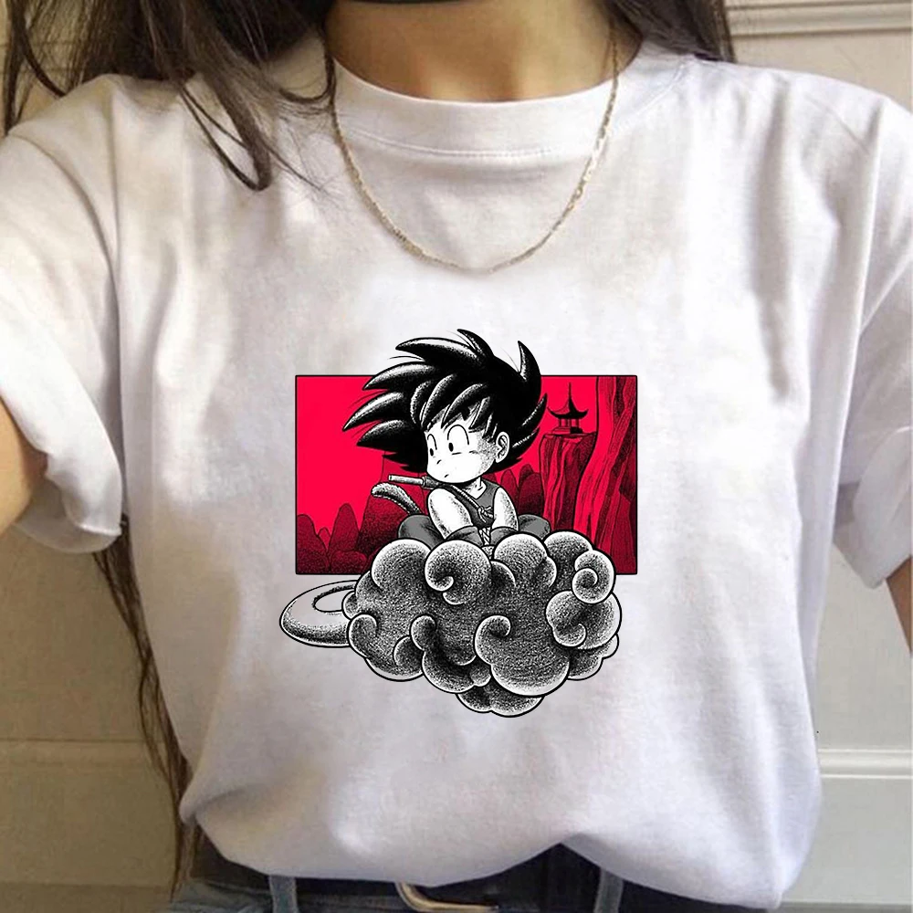 Dragon Ball Women T Shirt Anime Son Goku Casual Clothes Cartoons T-shirt Harajuku Kawaii Somersault Cloud Print Femme Teens Tops
Dragon Ball Women T Shirt Anime Son Goku Casual Clothes Cartoons T-shirt Harajuku Kawaii Somersault Cloud Print Femme Teens Tops