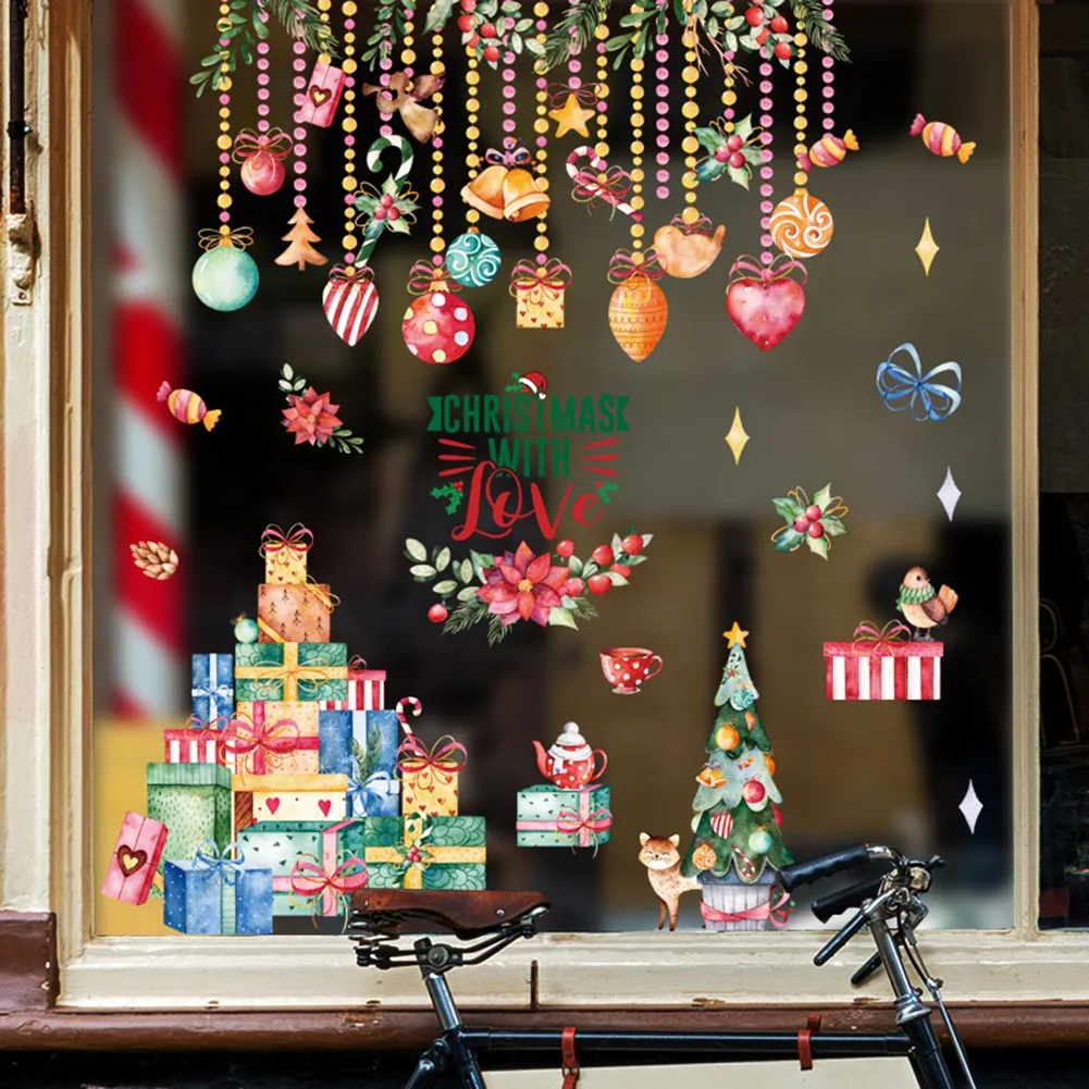 Creative Christmas Decoration Christmas Stickers Beautiful Home Hotel Restaurant Shopping Mall Snowflake Wall High Quality New
Creative Christmas Decoration Christmas Stickers Beautiful Home Hotel Restaurant Shopping Mall Snowflake Wall High Quality New