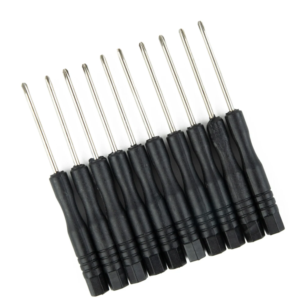

10pcs 3.22Inch Small Screwdriver Slotted Cross Screwdrivers 2mm Cutter Head For Disassemble Toys And Small Items Hand Tools