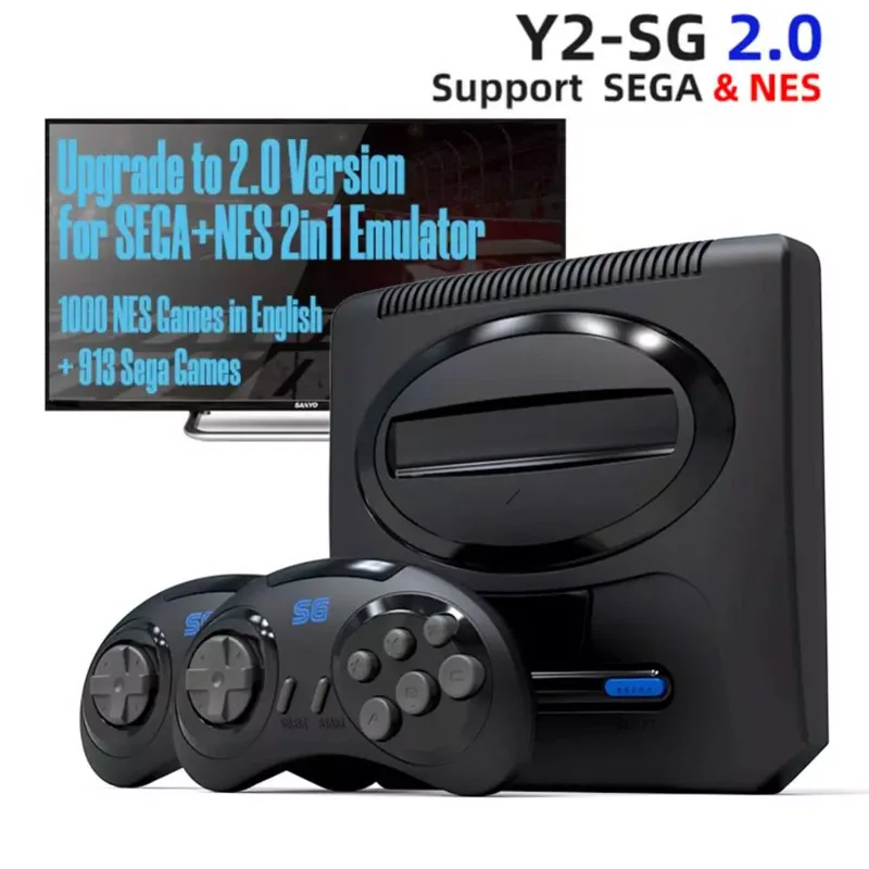Игровая приставка 16 бит MD для Sega Genesis, 1913 + игр, беспроводной геймпад, контроллер, совместимый с HDMI, Игровая приставка для ТВ
Игровая приставка 16 бит MD для Sega Genesis, 1913 + игр, беспроводной геймпад, контроллер, совместимый с HDMI, Игровая приставка для ТВ