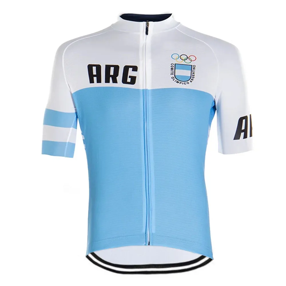 2022 Argentina Cycling Jersey Short sleeve ARGENTINIAN National Team Bicycle Clothing Men Road Bike Shirts MTB Uniform Maillot
2022 Argentina Cycling Jersey Short sleeve ARGENTINIAN National Team Bicycle Clothing Men Road Bike Shirts MTB Uniform Maillot