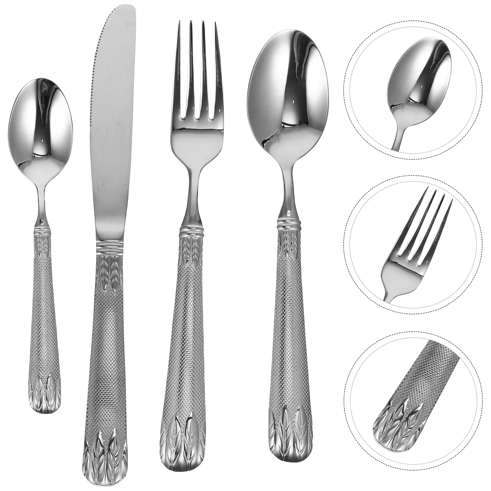 Fork Set Cutlery Tablewarespoon Silverware Forkskit Steel Stainless Spoons Dinner Flatware Steak Western Kitchen Kits Serving
Fork Set Cutlery Tablewarespoon Silverware Forkskit Steel Stainless Spoons Dinner Flatware Steak Western Kitchen Kits Serving
