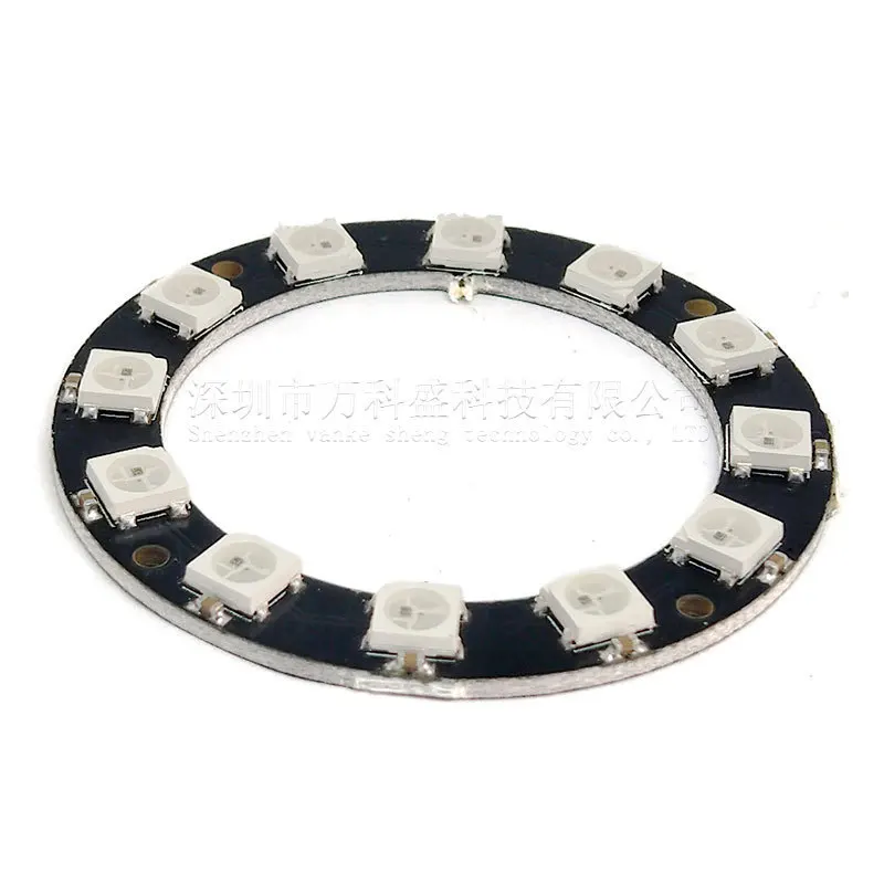100Pcs 12-bit WS2812 5050 RGB LED Intelligent Full-color RGB Ring Development Board Ring
100Pcs 12-bit WS2812 5050 RGB LED Intelligent Full-color RGB Ring Development Board Ring