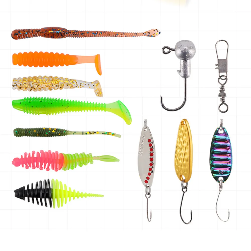 High Quality Material and Premium Soft Bait Sequin Combination 93 Pieces Lure Bait Set with Great Gift for Any Anglers
High Quality Material and Premium Soft Bait Sequin Combination 93 Pieces Lure Bait Set with Great Gift for Any Anglers