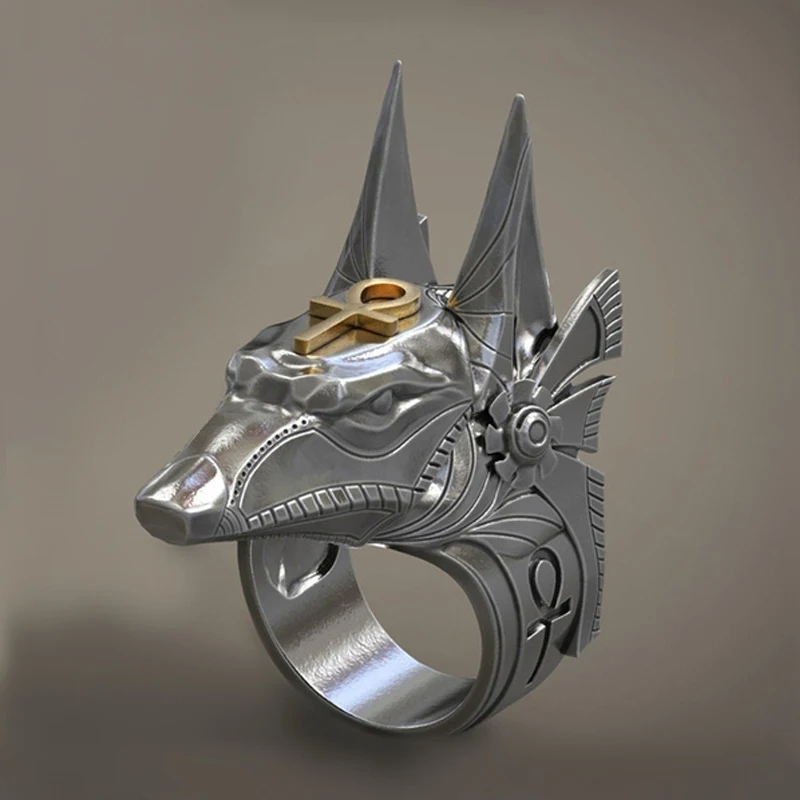 Fashion Hip Hop Men Anubis Egyptian Cross Beast Ring Party Jewelry No.7-13 Glow In The Dark Men's Ring Whole Sale
Fashion Hip Hop Men Anubis Egyptian Cross Beast Ring Party Jewelry No.7-13 Glow In The Dark Men's Ring Whole Sale