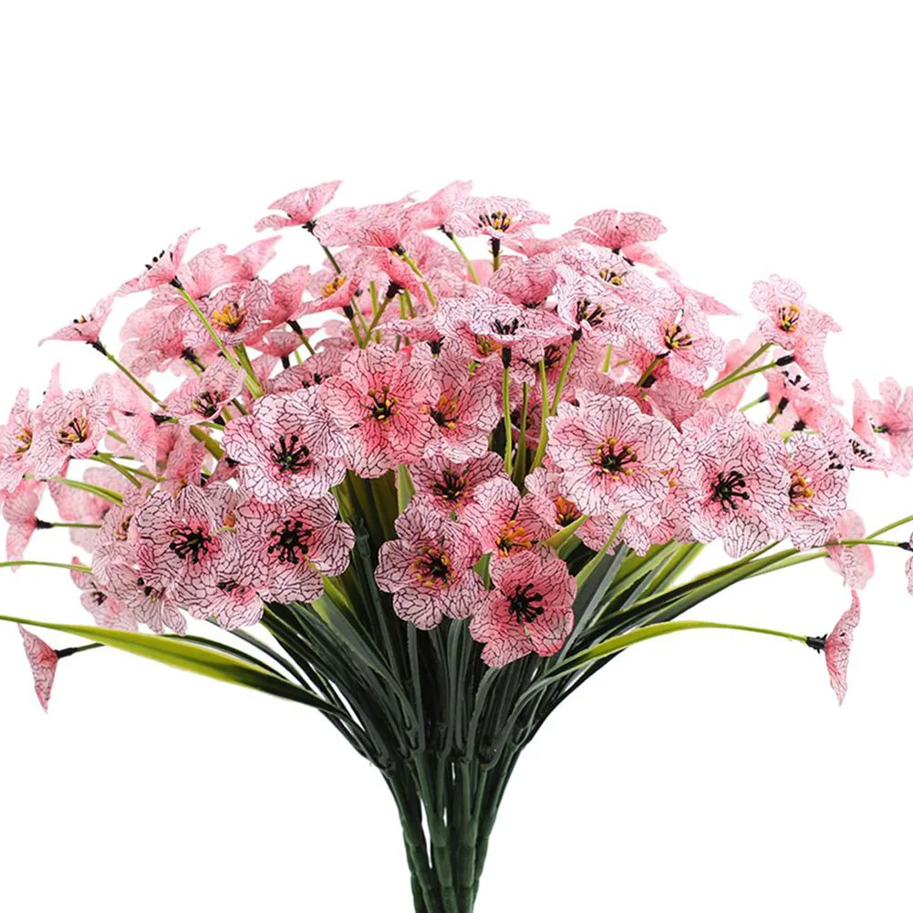 Artificial Flower DIY Wedding Colorful Flower Bouquet Plastic Plants Fake Flowers For Garden Porch Window Home Room Table Decor
Artificial Flower DIY Wedding Colorful Flower Bouquet Plastic Plants Fake Flowers For Garden Porch Window Home Room Table Decor
