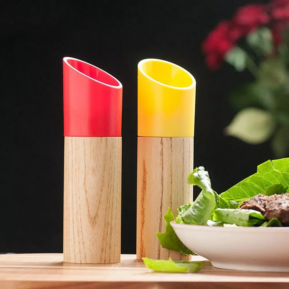 Mouth Wooden Salt Pepper Mill Spice Nuts Mills Handheld Seasoning Grinder Bottle Kitchen BBQ Cooking Tools Gadgets
Mouth Wooden Salt Pepper Mill Spice Nuts Mills Handheld Seasoning Grinder Bottle Kitchen BBQ Cooking Tools Gadgets