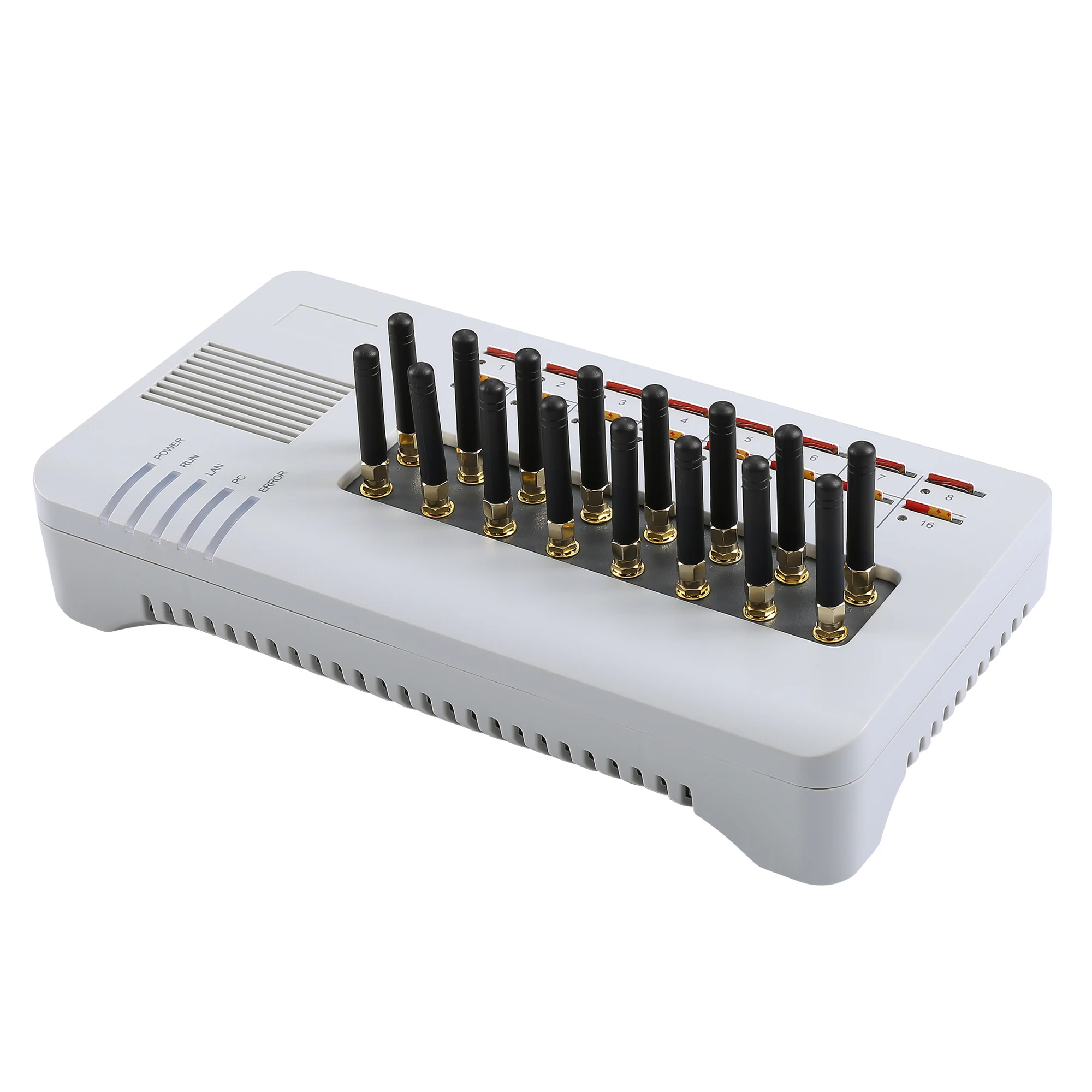Voip product asterisk/VOS3000 goip gateway DBL16 port gsm Voice call Gateway Communication Equipment for call center
Voip product asterisk/VOS3000 goip gateway DBL16 port gsm Voice call Gateway Communication Equipment for call center