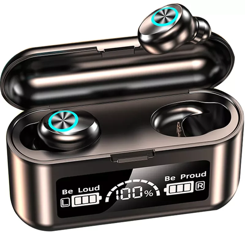Bluetooth 5.0 Earphone Stereo Wireless Headphone with Microphone Gaming Headset Mini Touch TWS Earbuds 2000mAh Power Bank VS F9
Bluetooth 5.0 Earphone Stereo Wireless Headphone with Microphone Gaming Headset Mini Touch TWS Earbuds 2000mAh Power Bank VS F9