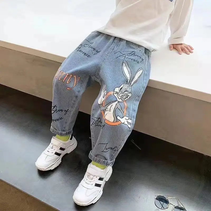 Boys Jeans Autumn New Boys Loose Korean Pants Children's Baby Spring And Autumn Fashion Pants 2-12Y
Boys Jeans Autumn New Boys Loose Korean Pants Children's Baby Spring And Autumn Fashion Pants 2-12Y